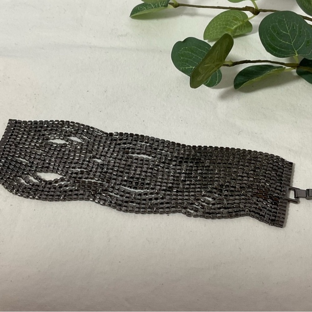 Chic Silver Mesh Bracelet